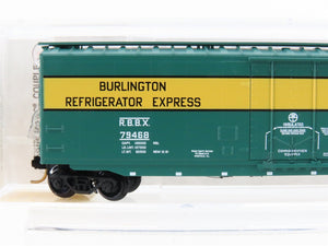 N Scale Micro-Trains MTL 32370 RBBX Burlington Route 50' Plug Door Boxcar #79468