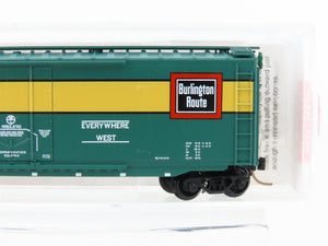 N Scale Micro-Trains MTL 32370 RBBX Burlington Route 50' Plug Door Boxcar #79468