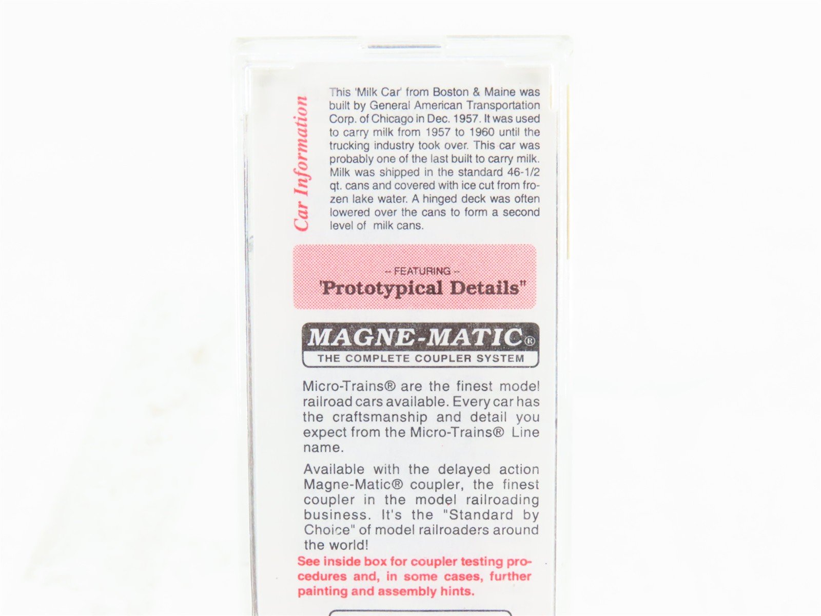 N Scale Micro-Trains MTL 32330 BM Boston & Maine 