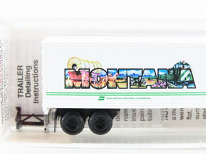 N Scale Micro-Trains MTL 67150 BNZ Burlington Northern 45' Trailer Montana