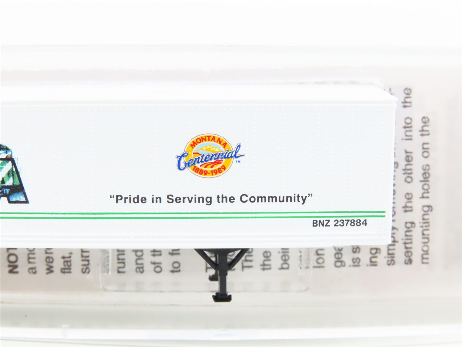 N Scale Micro-Trains MTL 67150 BNZ Burlington Northern 45' Trailer Montana