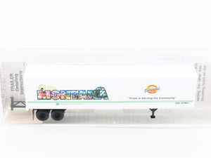 N Scale Micro-Trains MTL 67150 BNZ Burlington Northern 45' Trailer Montana