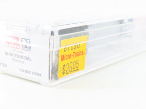 N Scale Micro-Trains MTL 67150 BNZ Burlington Northern 45' Trailer Montana