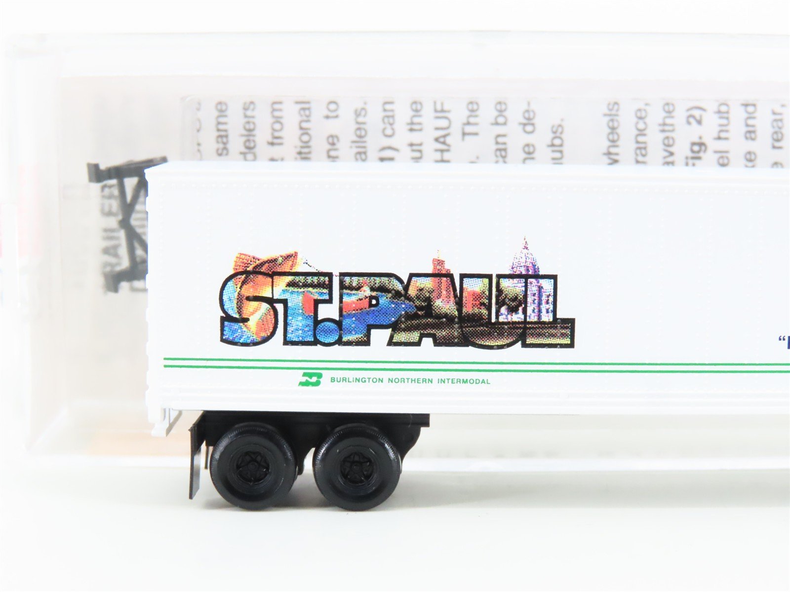 N Scale Micro-Trains MTL 67130 BNZ Burlington Northern 45' Trailer St. Paul