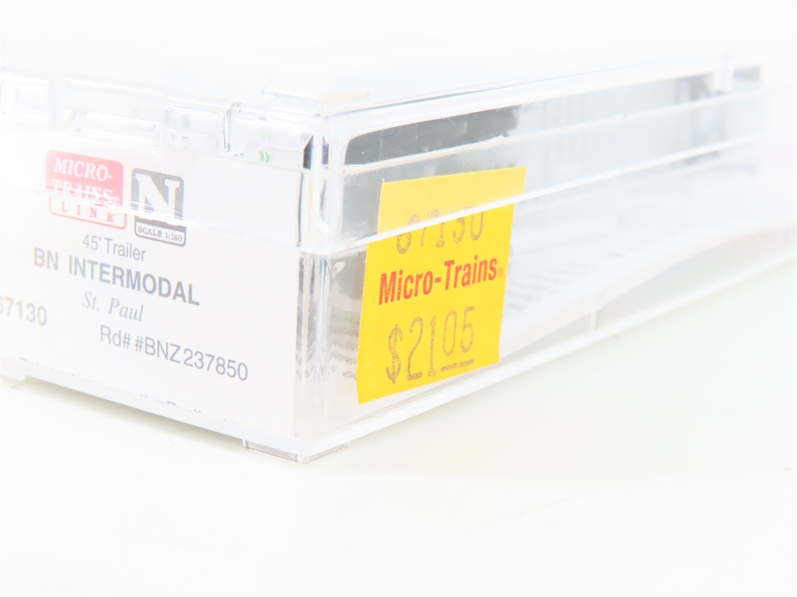 N Scale Micro-Trains MTL 67130 BNZ Burlington Northern 45' Trailer St. Paul