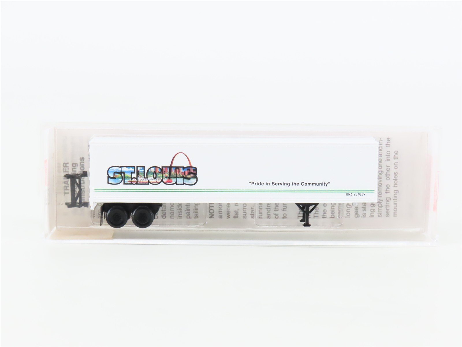 N Scale Micro-Trains MTL 67120 BNZ Burlington Northern 45' Trailer St. Louis