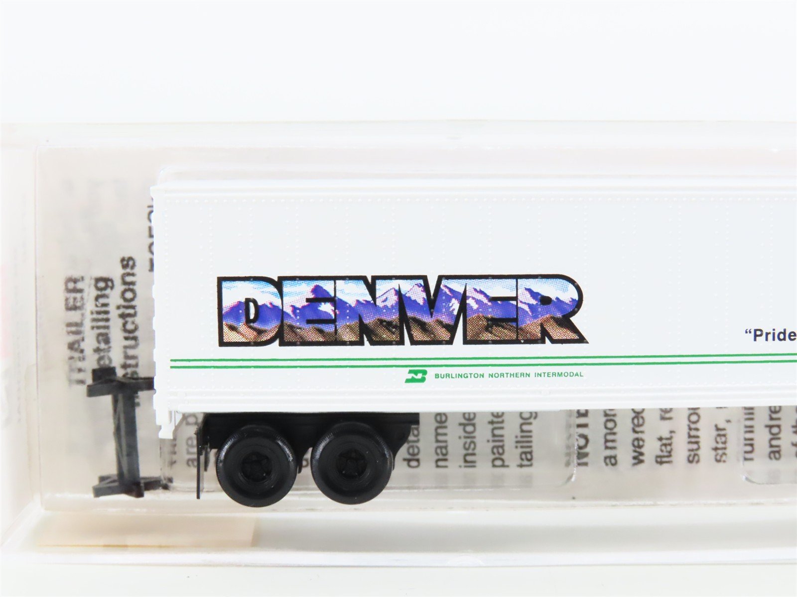 N Scale Micro-Trains MTL 67140 BNZ Burlington Northern 45' Trailer Denver