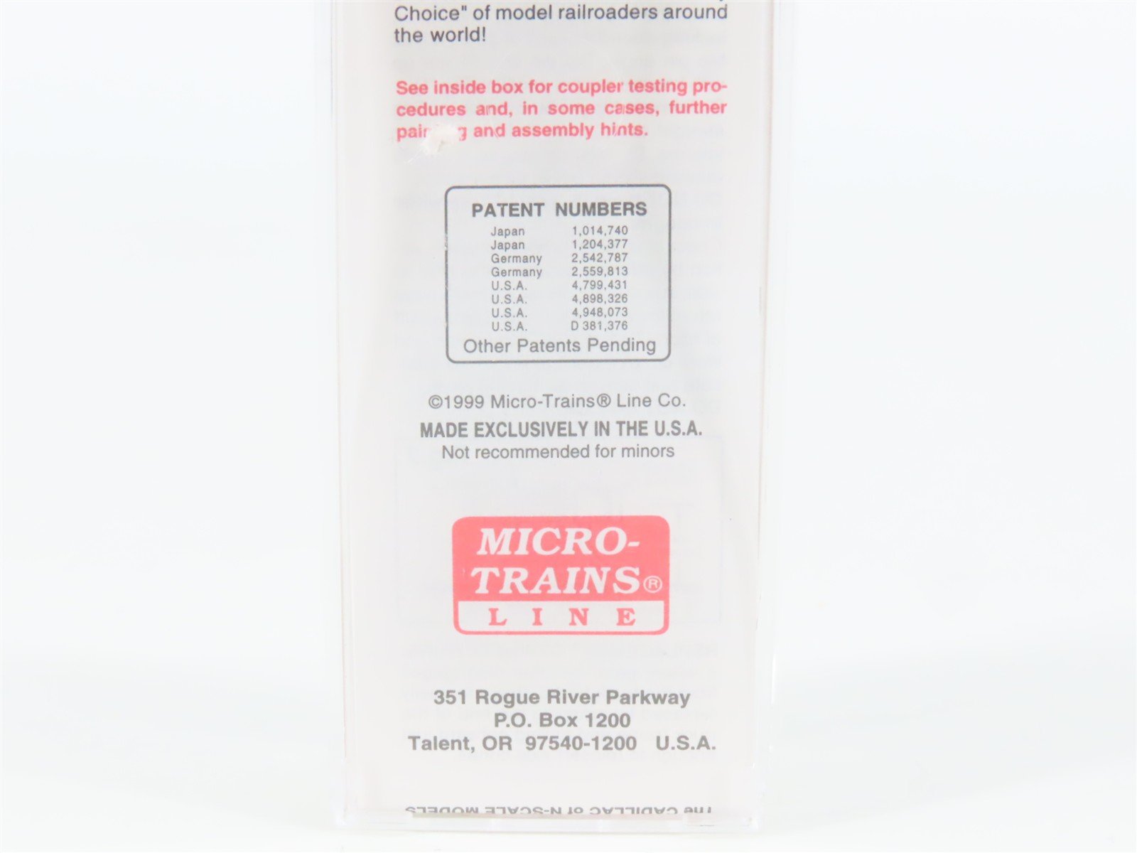 N Scale Micro-Trains MTL 67140 BNZ Burlington Northern 45' Trailer Denver