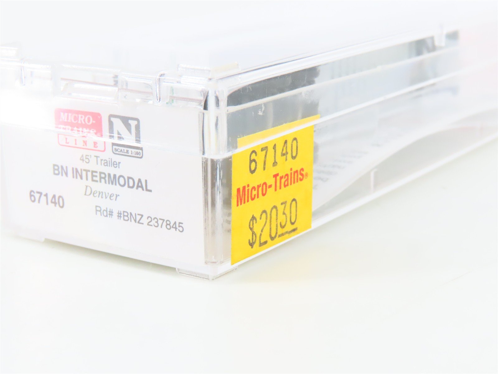 N Scale Micro-Trains MTL 67140 BNZ Burlington Northern 45' Trailer Denver
