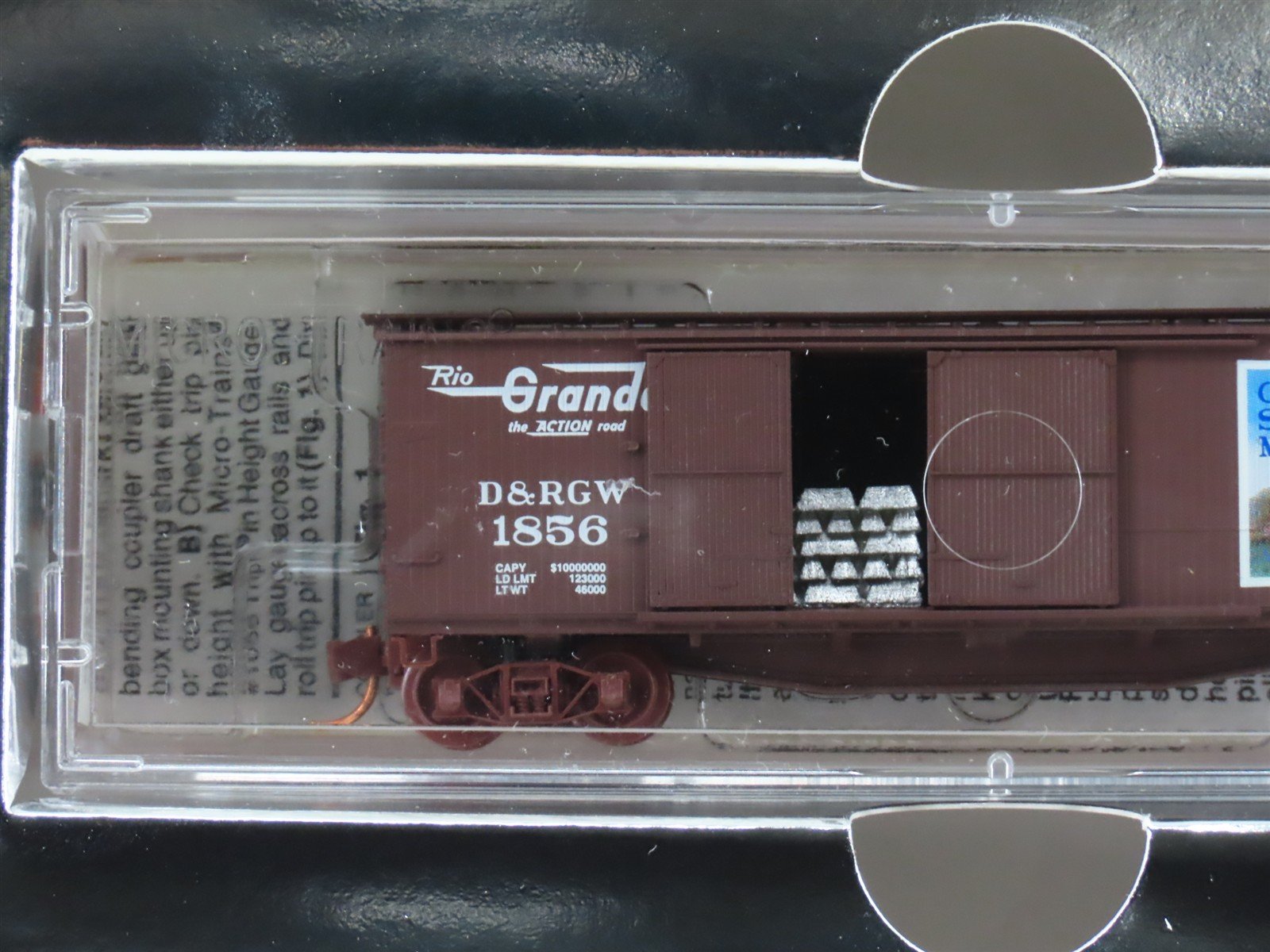 N Micro-Trains MTL NSC 06-96 D&RGW Rio Grande Colorado Silver Mines Boxcar #1856