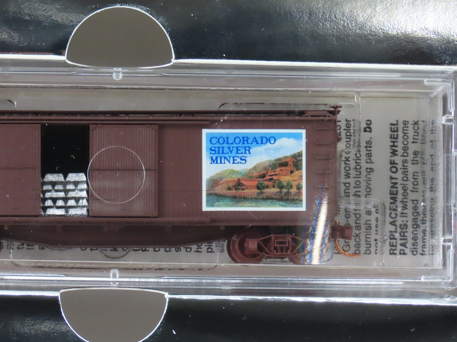 N Micro-Trains MTL NSC 06-96 D&RGW Rio Grande Colorado Silver Mines Boxcar #1856