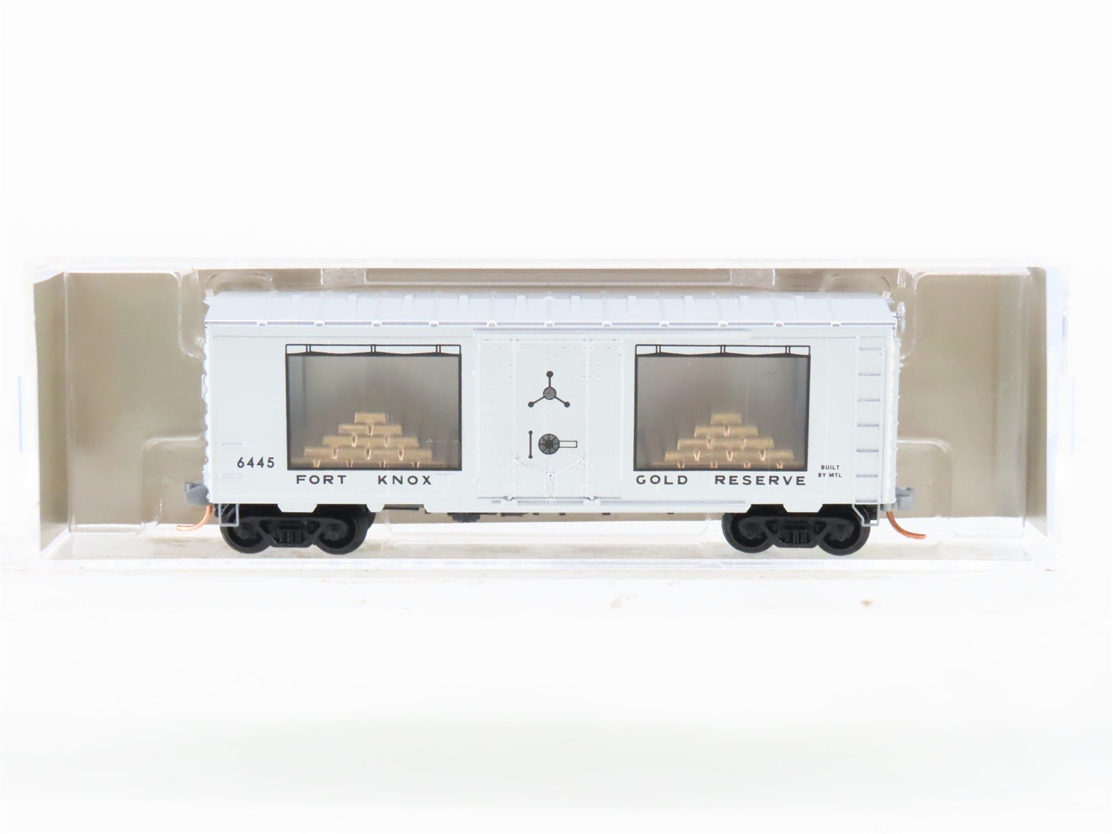 N Scale Micro-Trains NSC MTL 08-31 Fort Knox Gold Preserve Box Car #6445