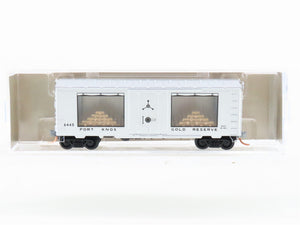 N Scale Micro-Trains NSC MTL 08-31 Fort Knox Gold Preserve Box Car #6445
