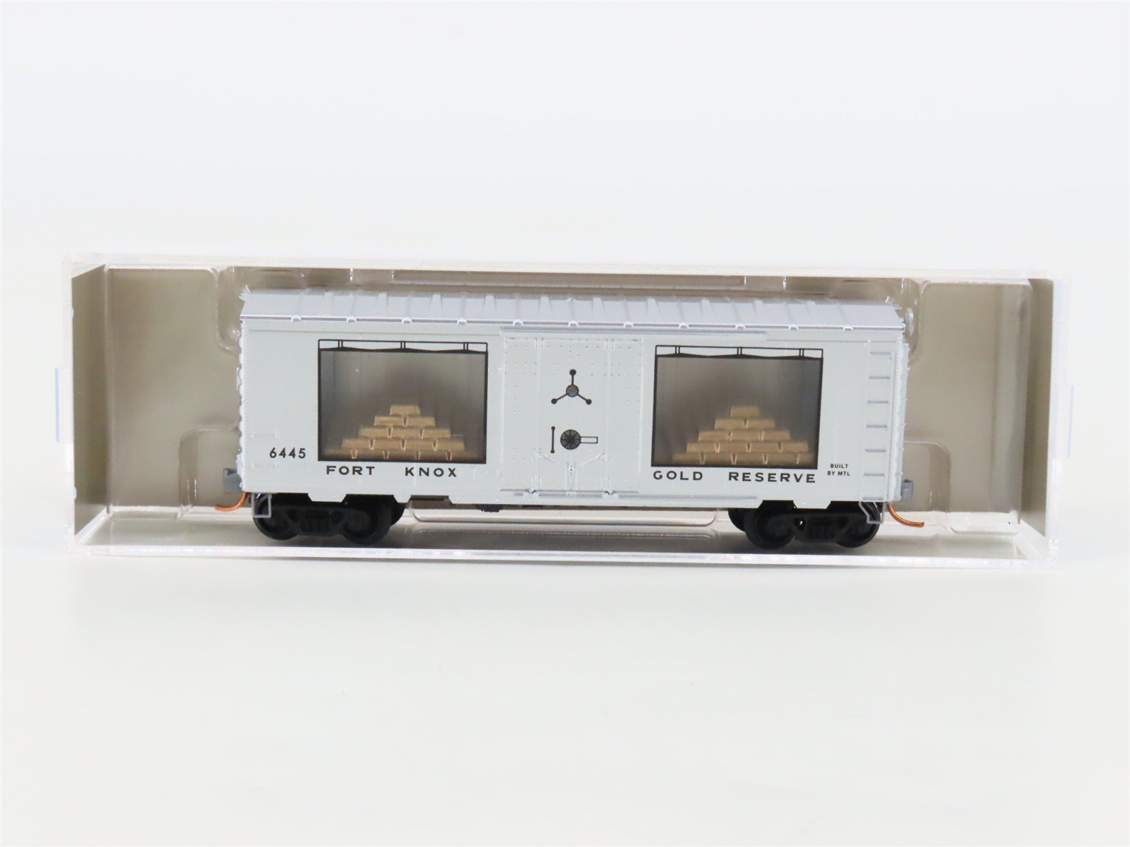 N Scale Micro-Trains NSC MTL 08-31 Fort Knox Gold Preserve Box Car #6445