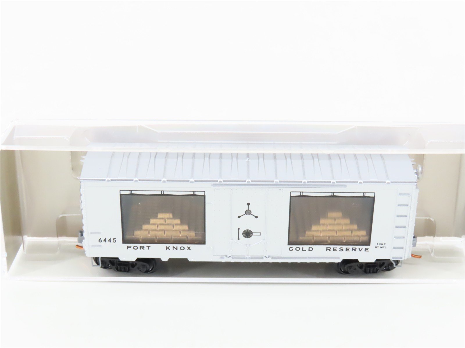 N Scale Micro-Trains NSC MTL 08-31 Fort Knox Gold Preserve Box Car #6445