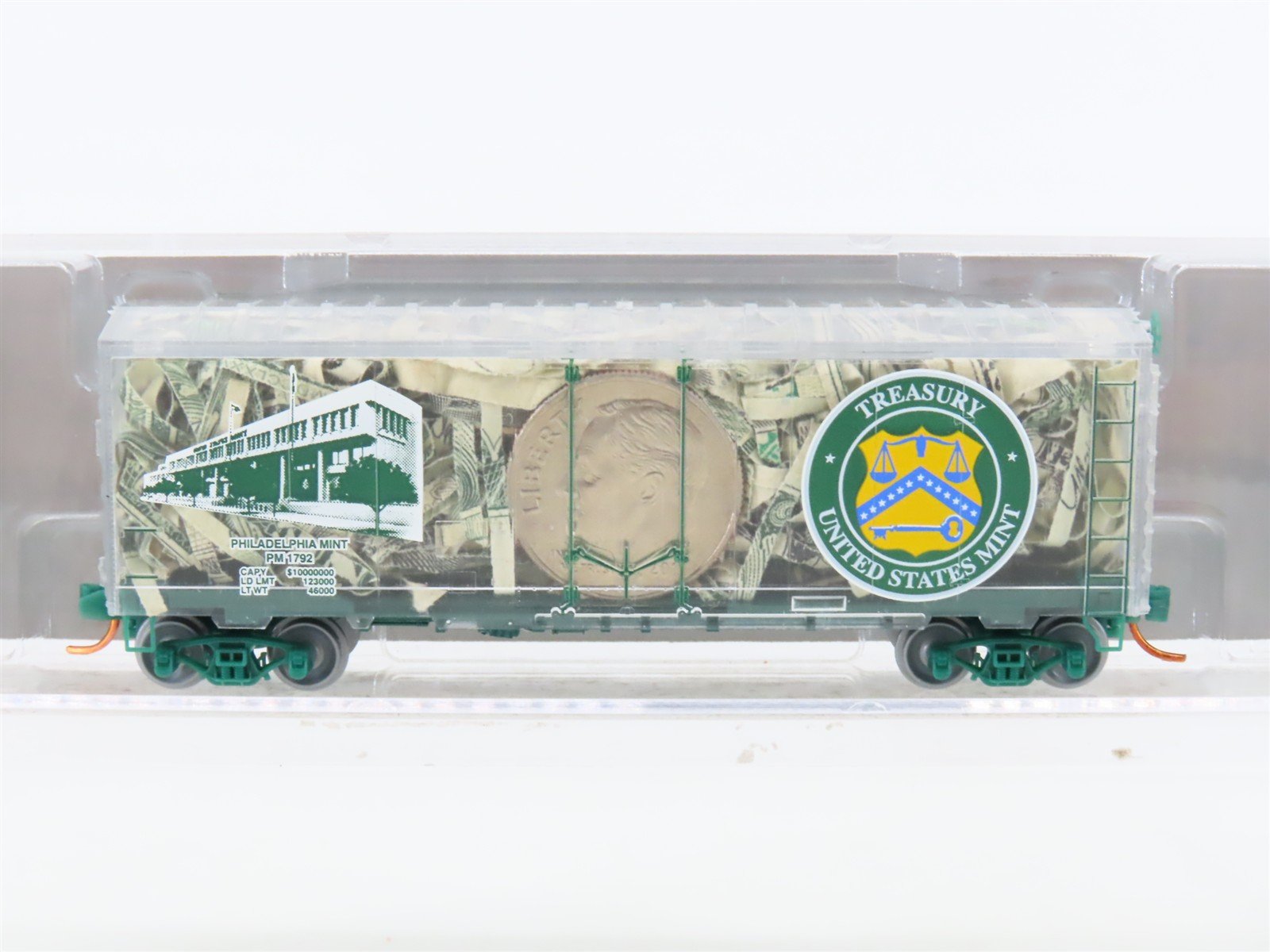 N Scale Micro-Trains NSE MTL 11-36A PM Philadelphia Mint Box Car #1792