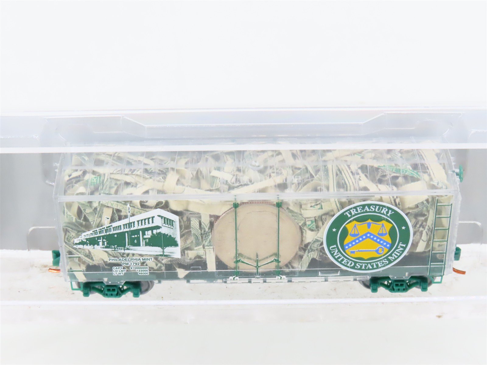 N Scale Micro-Trains NSE MTL 11-36A PM Philadelphia Mint Box Car #1792