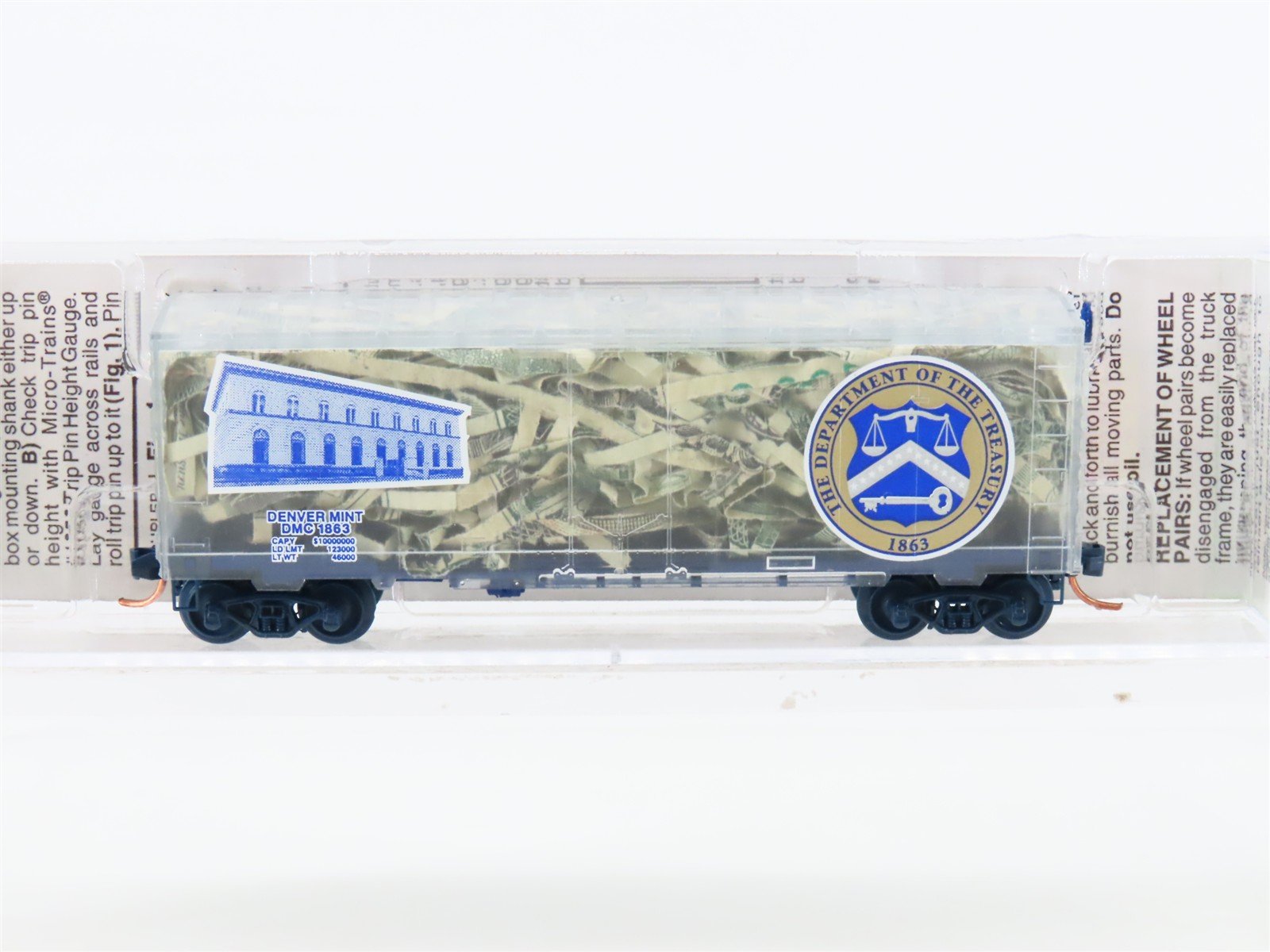 N Scale Micro-Trains MTL NSC 06-97 DMC Denver Mint Treasury Box Car #1863