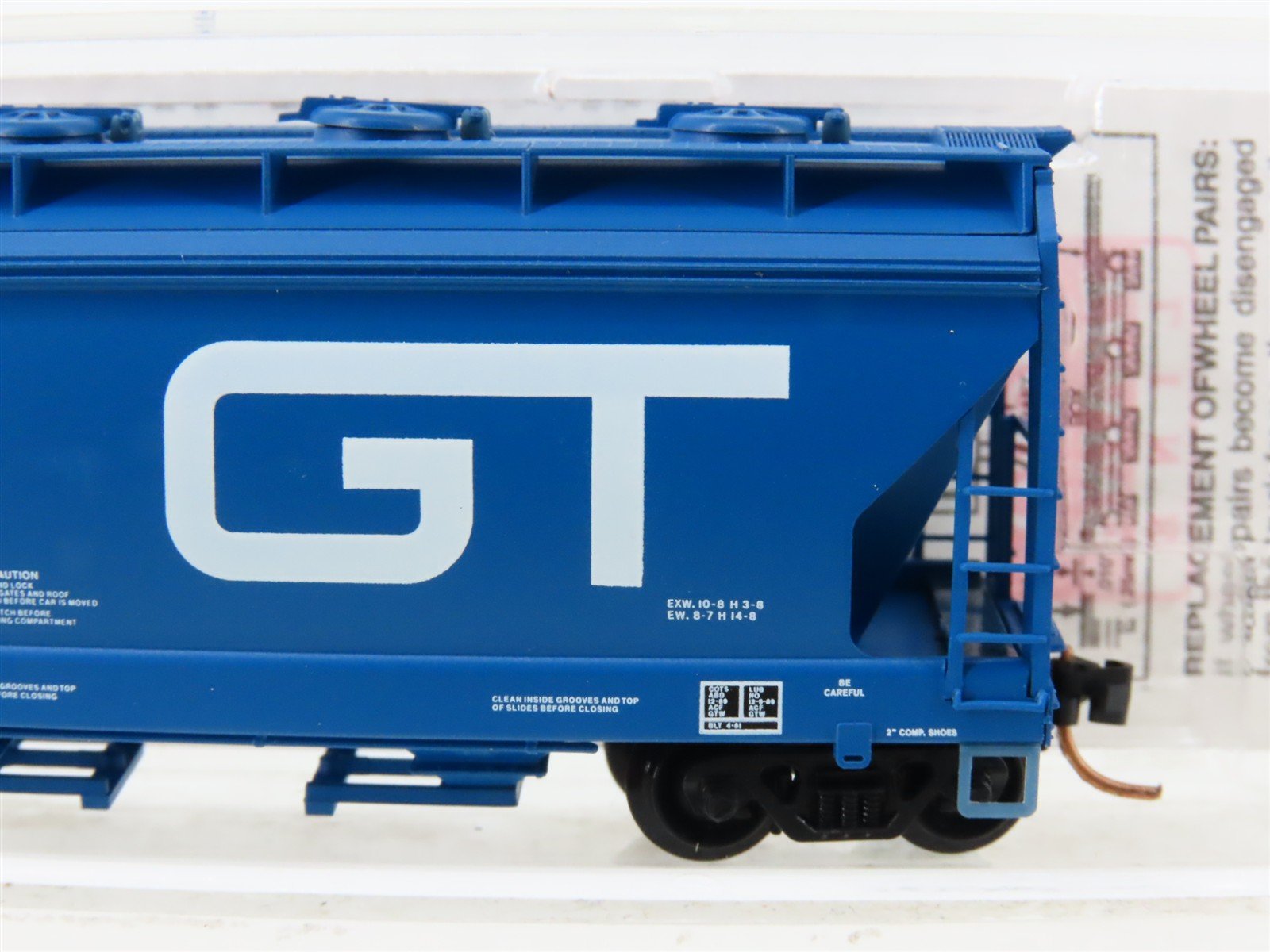 N Micro-Trains MTL 92010 GTW Grand Trunk Western 2-Bay Covered Hopper #315065