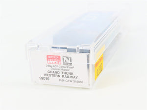 N Micro-Trains MTL 92010 GTW Grand Trunk Western 2-Bay Covered Hopper #315065