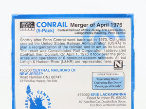 N Scale Micro-Trains MTL 78052 Conrail Merger of April 1976 5-Pack SEALED