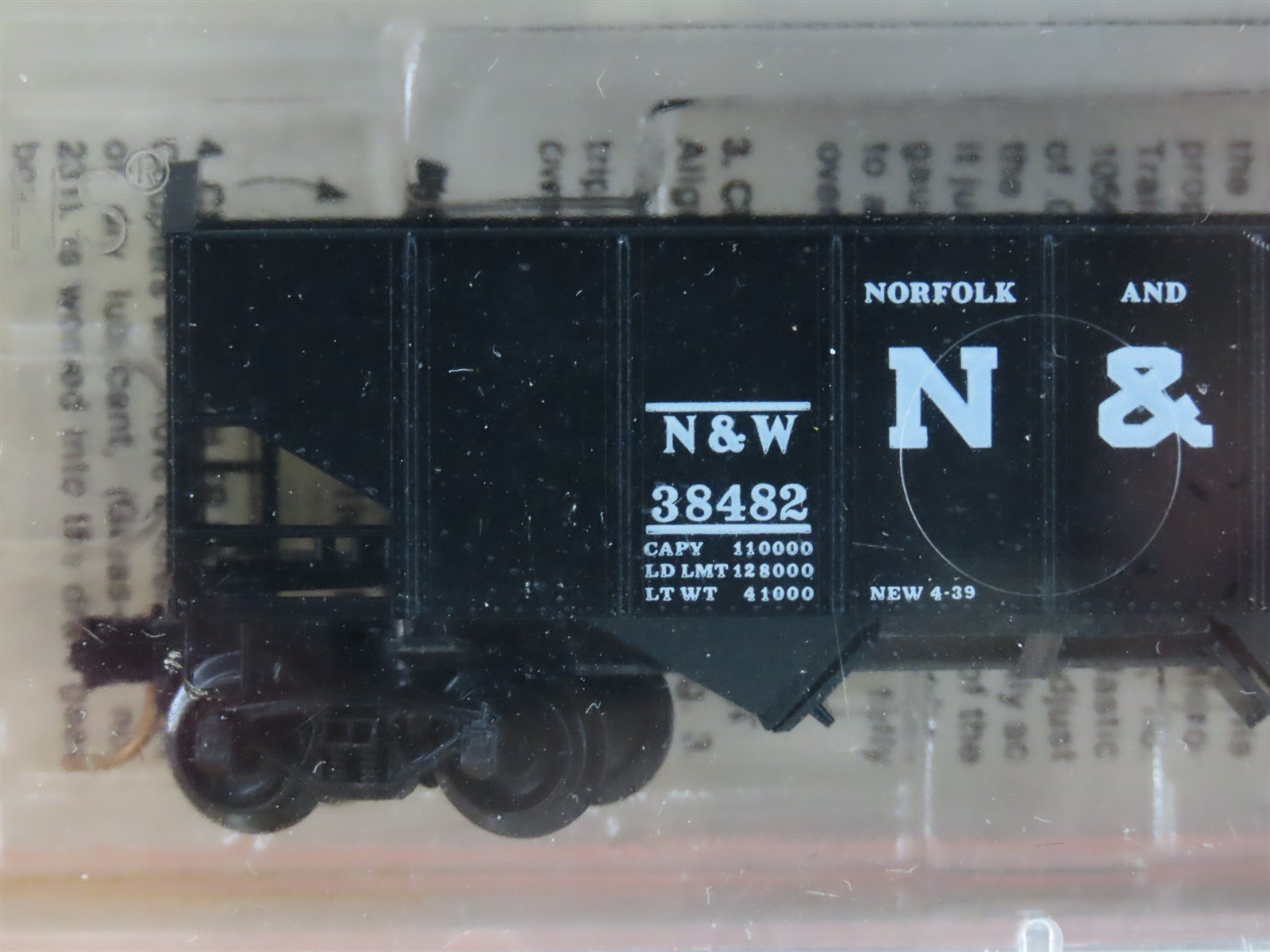 N Scale Micro-Trains MTL 91012 N&W Norfolk & Western 2-Bay Hopper 3-Pk. SEALED