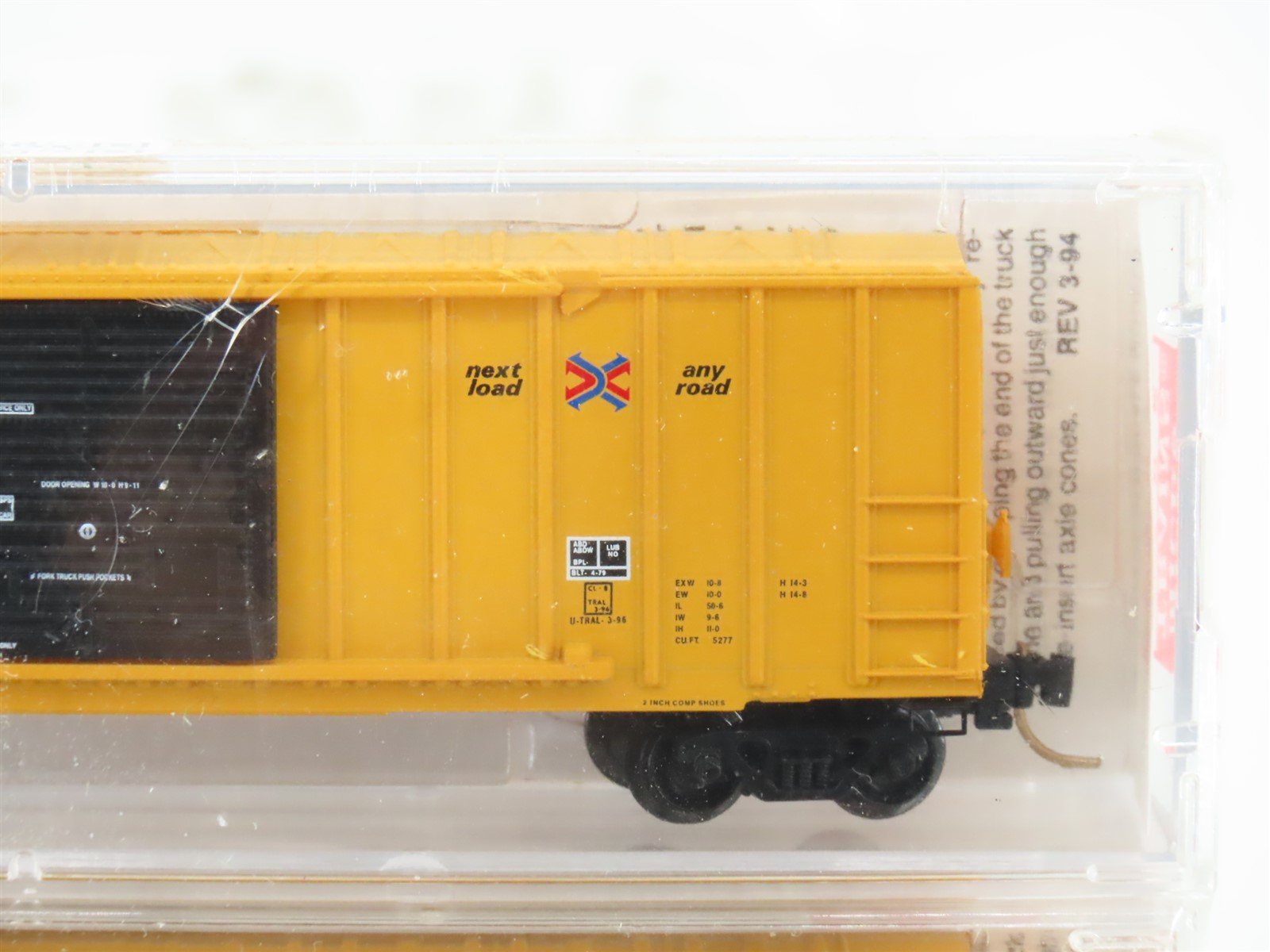 N Scale Micro-Trains MTL 25562 RBOX Railbox 50' Rib Side Box Car 3-Pk. SEALED