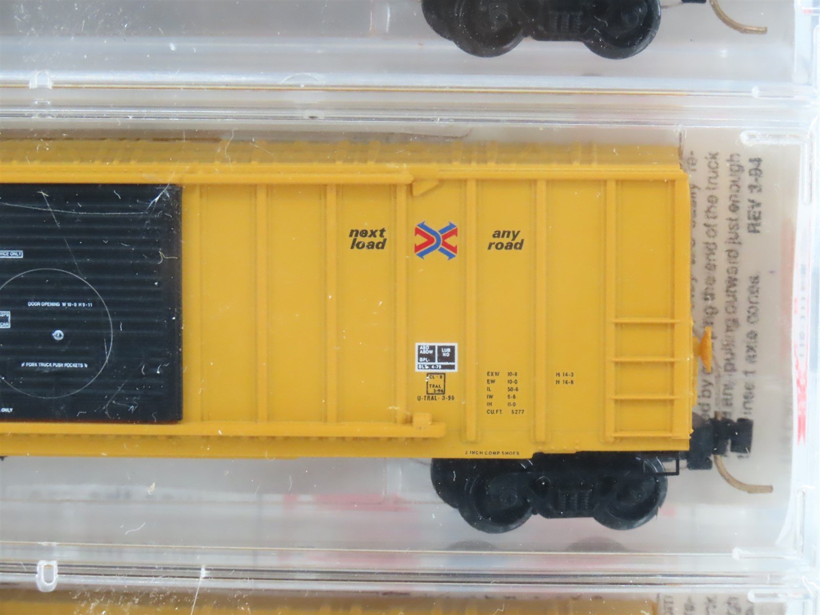 N Scale Micro-Trains MTL 25562 RBOX Railbox 50' Rib Side Box Car 3-Pk. SEALED