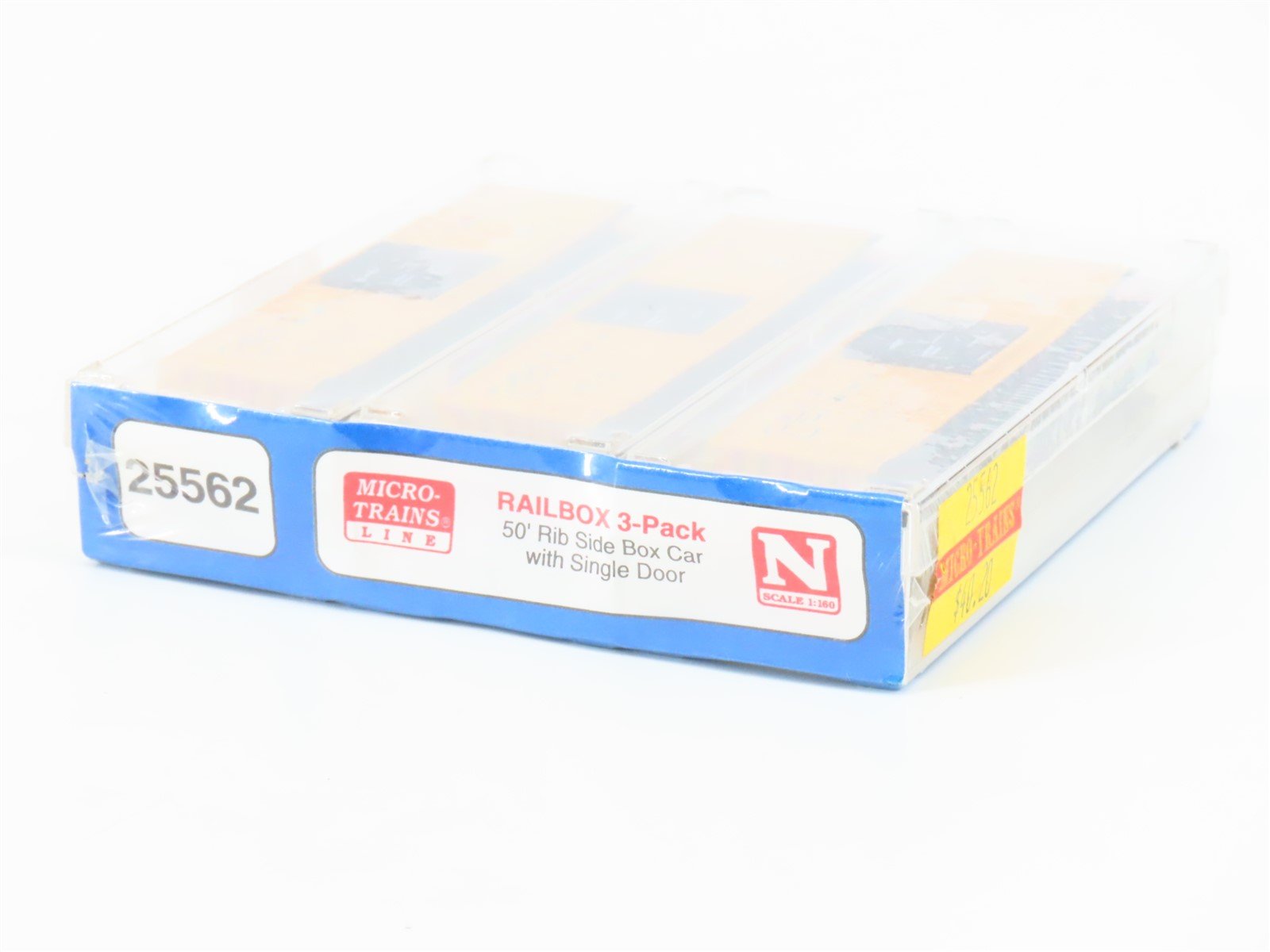 N Scale Micro-Trains MTL 25562 RBOX Railbox 50' Rib Side Box Car 3-Pk. SEALED