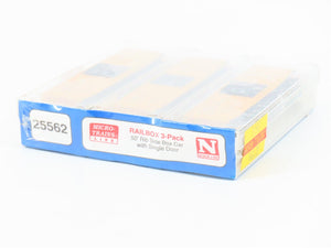 N Scale Micro-Trains MTL 25562 RBOX Railbox 50' Rib Side Box Car 3-Pk. SEALED