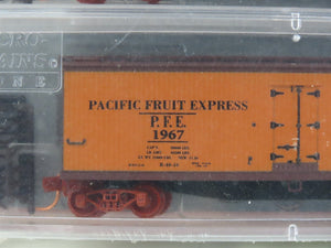 N Scale Micro-Trains NSE MTL 15-117 PFE Blue Diamond Wood Reefer 2-Pack - SEALED