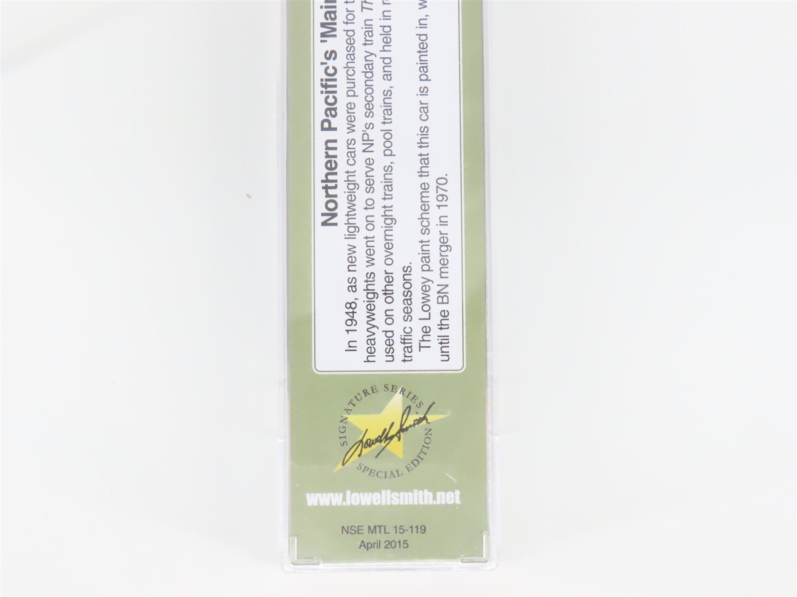 N Micro-Trains MTL Lowell Smith NSE 15-119 NP 