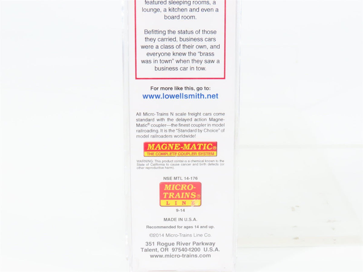 N Micro-Trains MTL Lowell Smith NSE 14-176 Executive D&amp;RGW Business Passenger