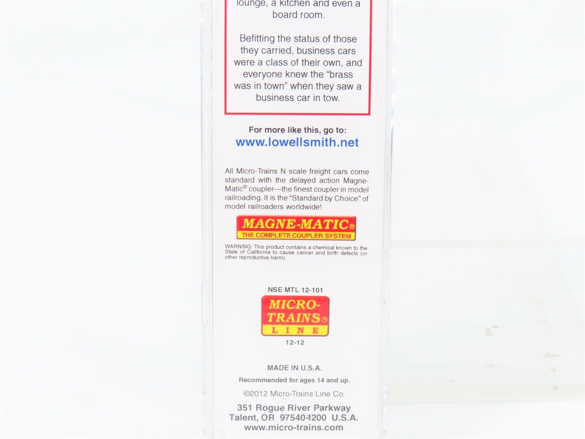 N Micro-Trains MTL Lowell Smith NSE 12-10 Executive WP Business Passenger Car