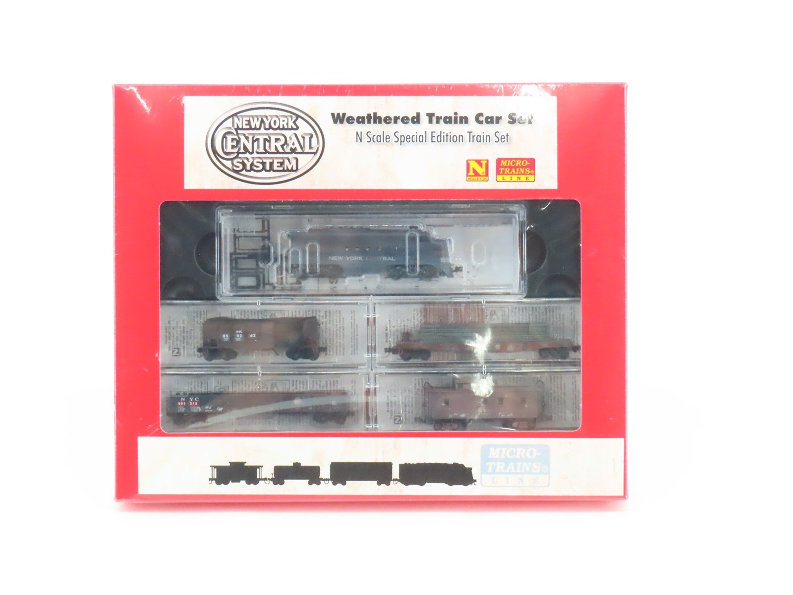 N Scale Micro-Trains MTL 99301150 NYC FT Diesel Freight Set - Weathered - SEALED