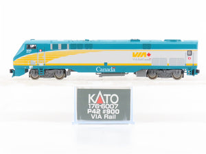 N Scale KATO 176-6007 VIA Rail Canada P42 Genesis Diesel #900 - DCC Ready