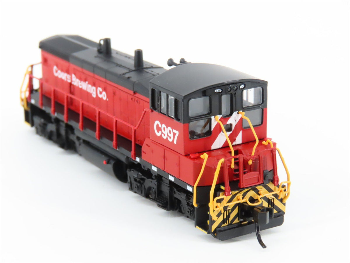 N Scale Atlas NSC 07-02 Coors Brewing Co. MP15 Diesel Yard Switcher #C997