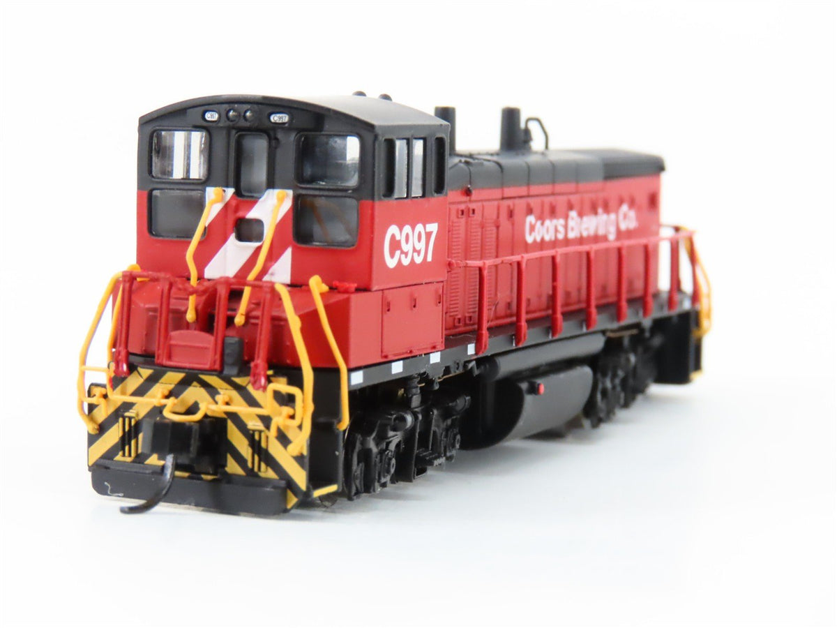 N Scale Atlas NSC 07-02 Coors Brewing Co. MP15 Diesel Yard Switcher #C997