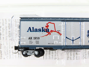 Z Scale Micro-Trains MTL 50200505 AK Alaska State 40' Plug Door Box Car #1959