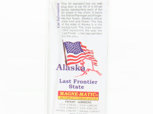 Z Scale Micro-Trains MTL 50200505 AK Alaska State 40' Plug Door Box Car #1959