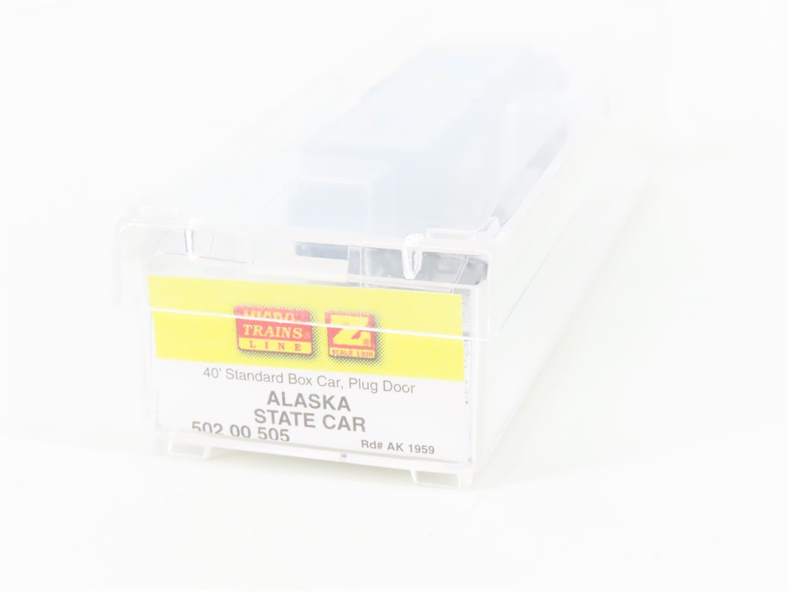 Z Scale Micro-Trains MTL 50200505 AK Alaska State 40' Plug Door Box Car #1959