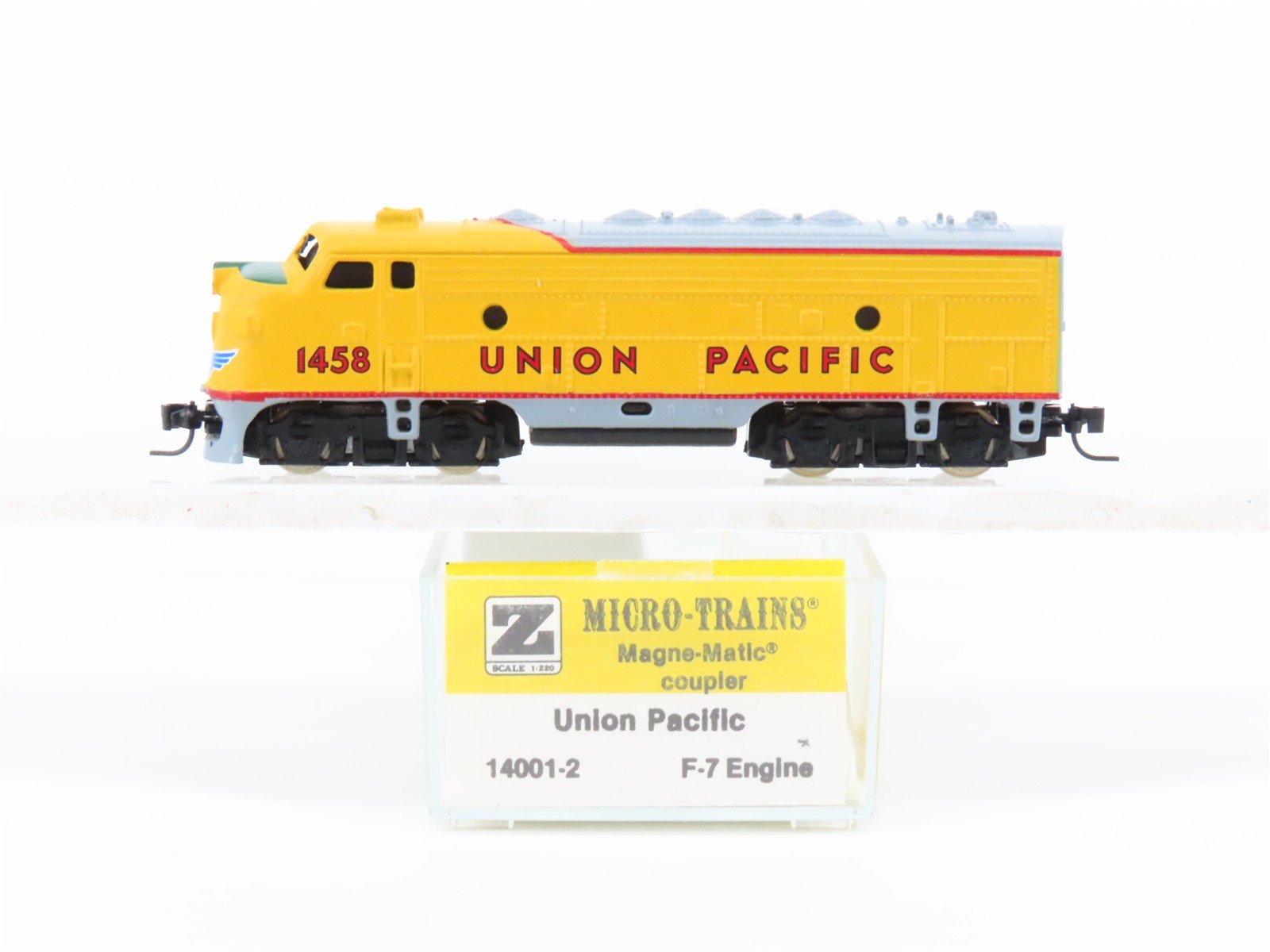 Z Scale Kadee Micro-Trains MTL 14001-2 UP Union Pacific EMD F7A Diesel #1458