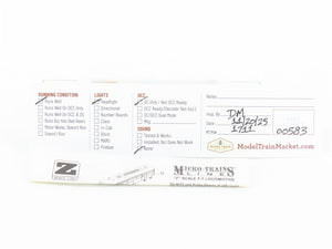 Z Scale Kadee Micro-Trains MTL 14001-2 UP Union Pacific EMD F7A Diesel #1458