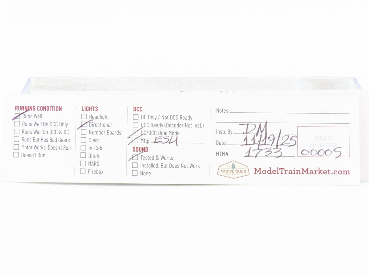 N Atlas Master 47835 GM&amp;O Gulf Mobile &amp; Ohio GP38-2 Diesel #741 w/ DCC &amp; Sound