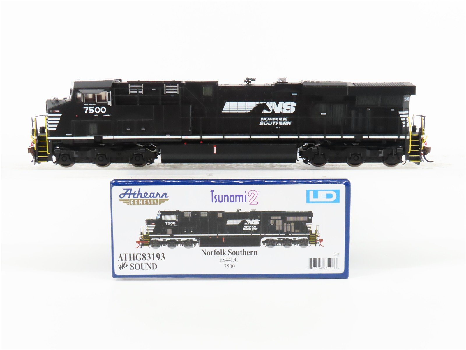 HO Scale Athearn Genesis ATHG83193 NS GE ES44DC Diesel #7500 w/ DCC & Sound