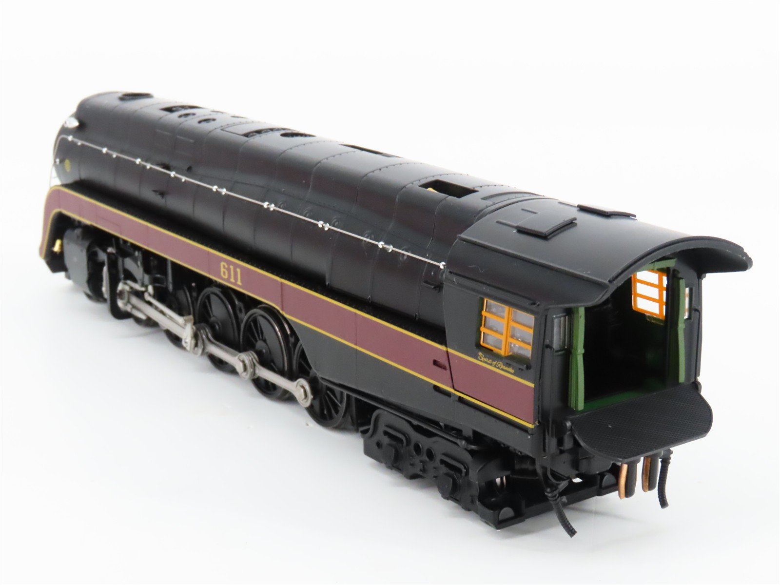 HO Fox Valley FVM SXT38845 N&W Spirit of Roanoke 4-8-4 Steam #611 w/ DCC & Sound