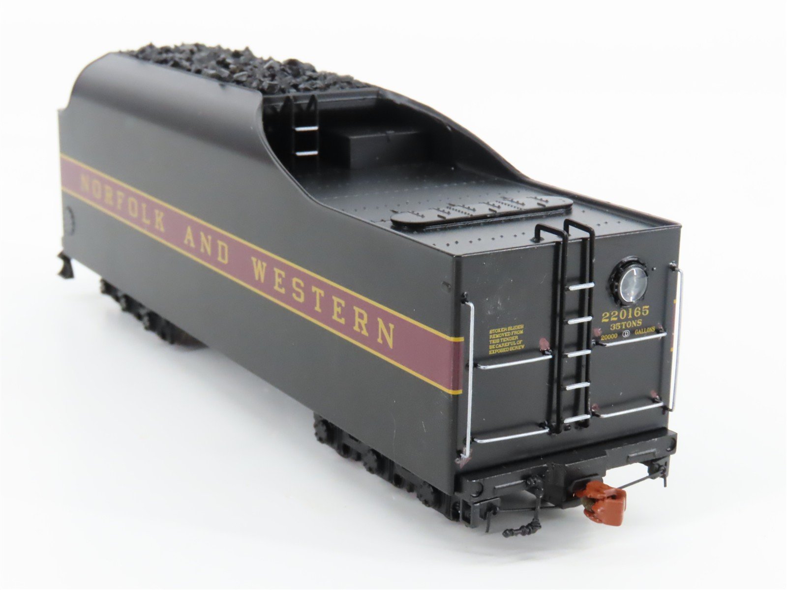 HO Fox Valley FVM SXT38845 N&W Spirit of Roanoke 4-8-4 Steam #611 w/ DCC & Sound