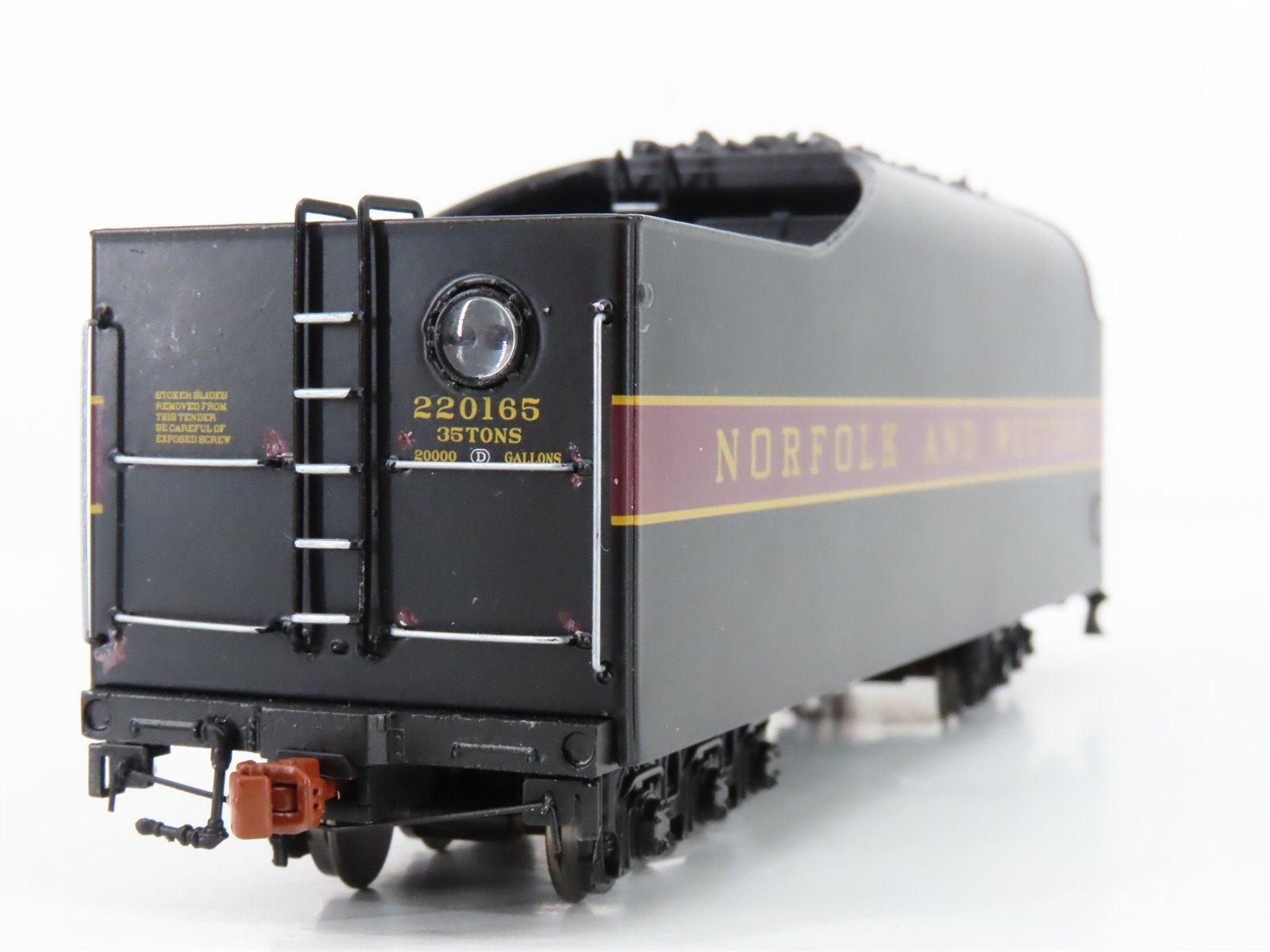 HO Fox Valley FVM SXT38845 N&W Spirit of Roanoke 4-8-4 Steam #611 w/ DCC & Sound