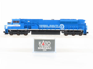 N Scale KATO 176-5501 CR Conrail Quality EMD SD80MAC Diesel #4100 - DCC Ready