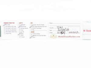 N Scale KATO 176-5503 CR Conrail Quality EMD SD80MAC Diesel #4105 - DCC Ready